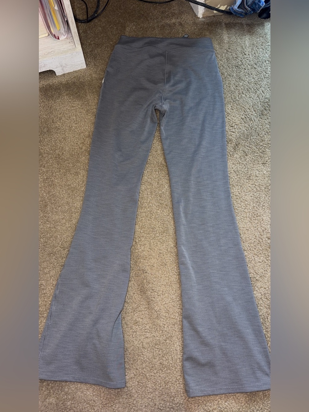 Vuori Gray Flared Knit Pants